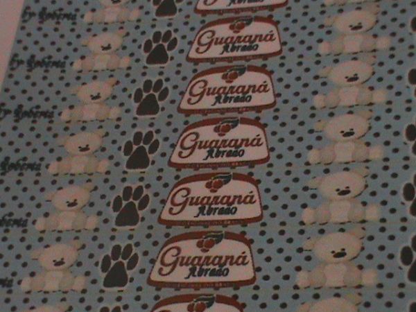 Rotulos guarana Tema ursinhos